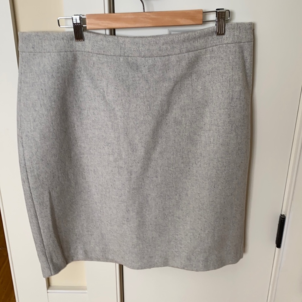 Jcrew wool blend skirt